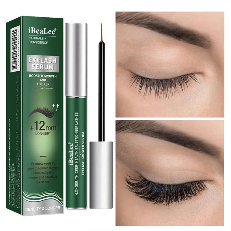 Soro de crescimento rápido dos cílios Natural Eyelash Enhancer, mais completo, cílios mais grossos, produtos para o crescimento do cabelo, maquiagem Eye Care, 7 dias