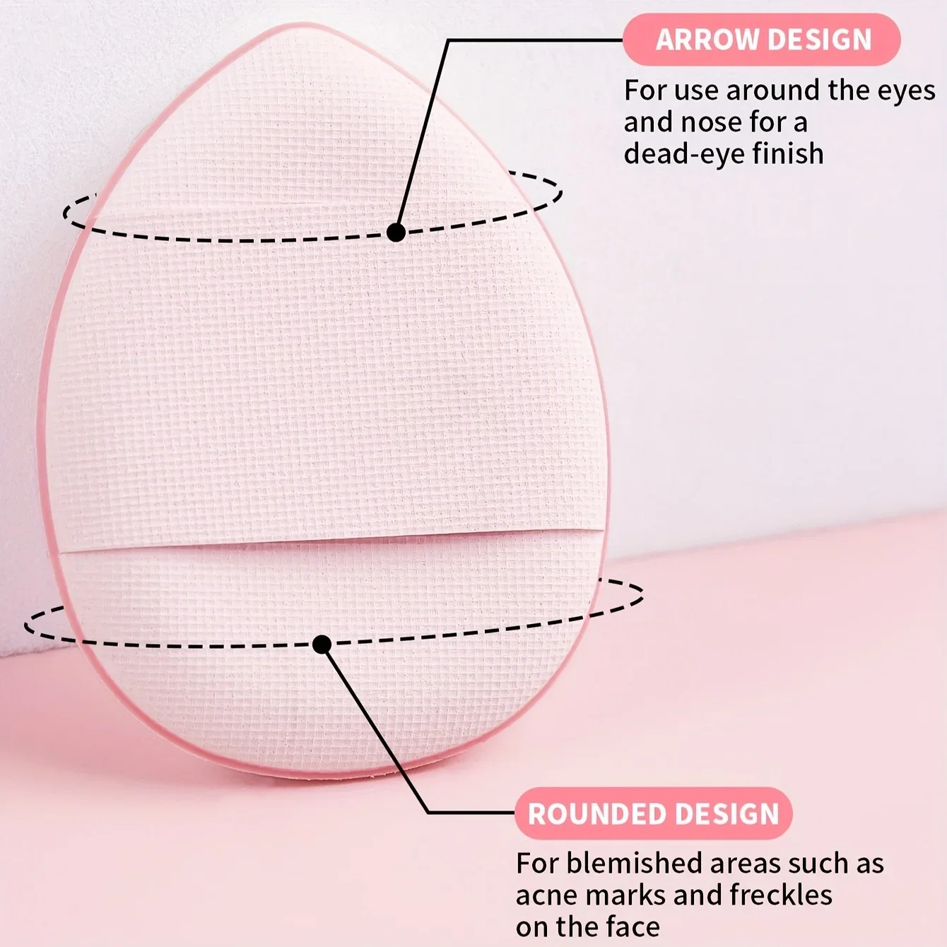 طقم إسفنجة احترافية مكون من 9 قطع: 3 مروحة + 3 بيض + 3 خلاطات وسائد |   هيبوالرجينيك للمكياج السائل/المسحوق |   أدوات تطبيق مستحضرات التجميل للسفر