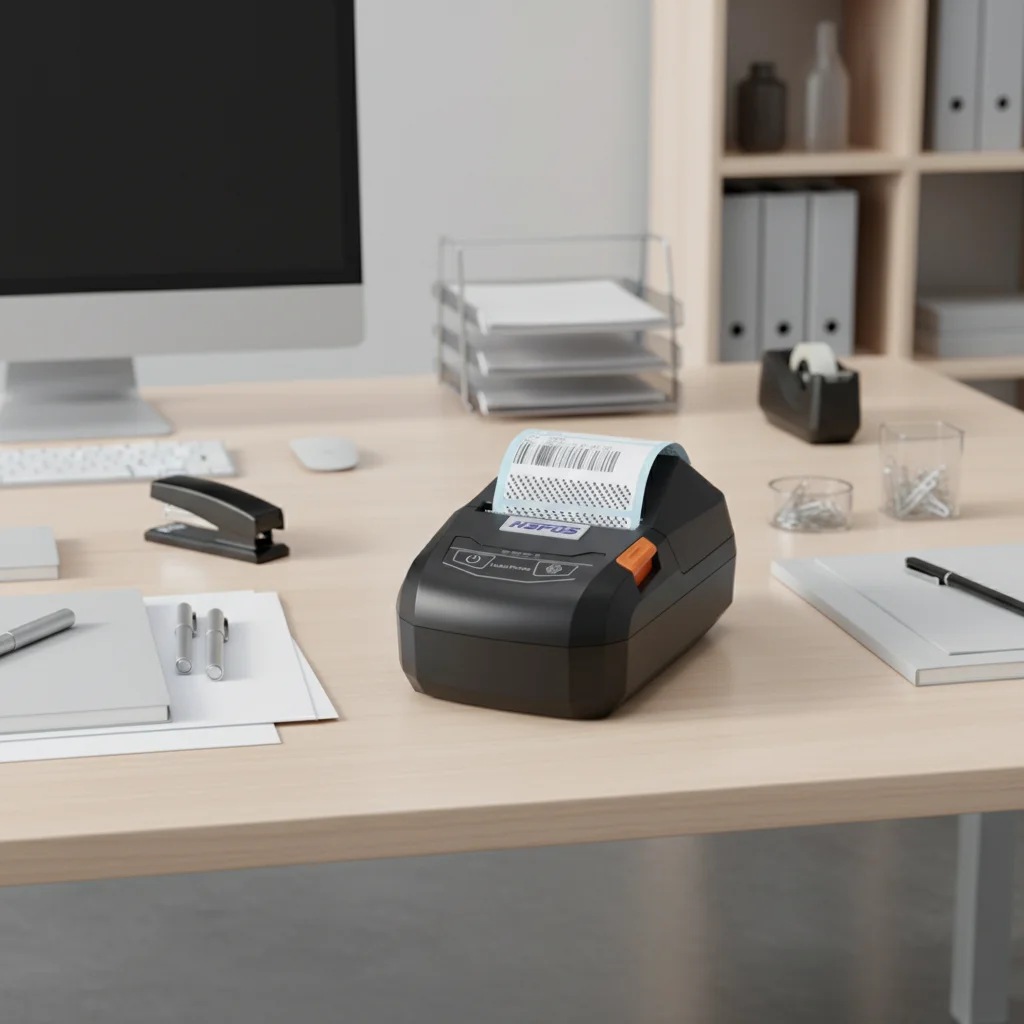 ATU&UTV2inch Mini Thermal Receipt POS Printer Wireless 58mm Portable Ticket Bill Printer for IOS Android Invoice Business Retail