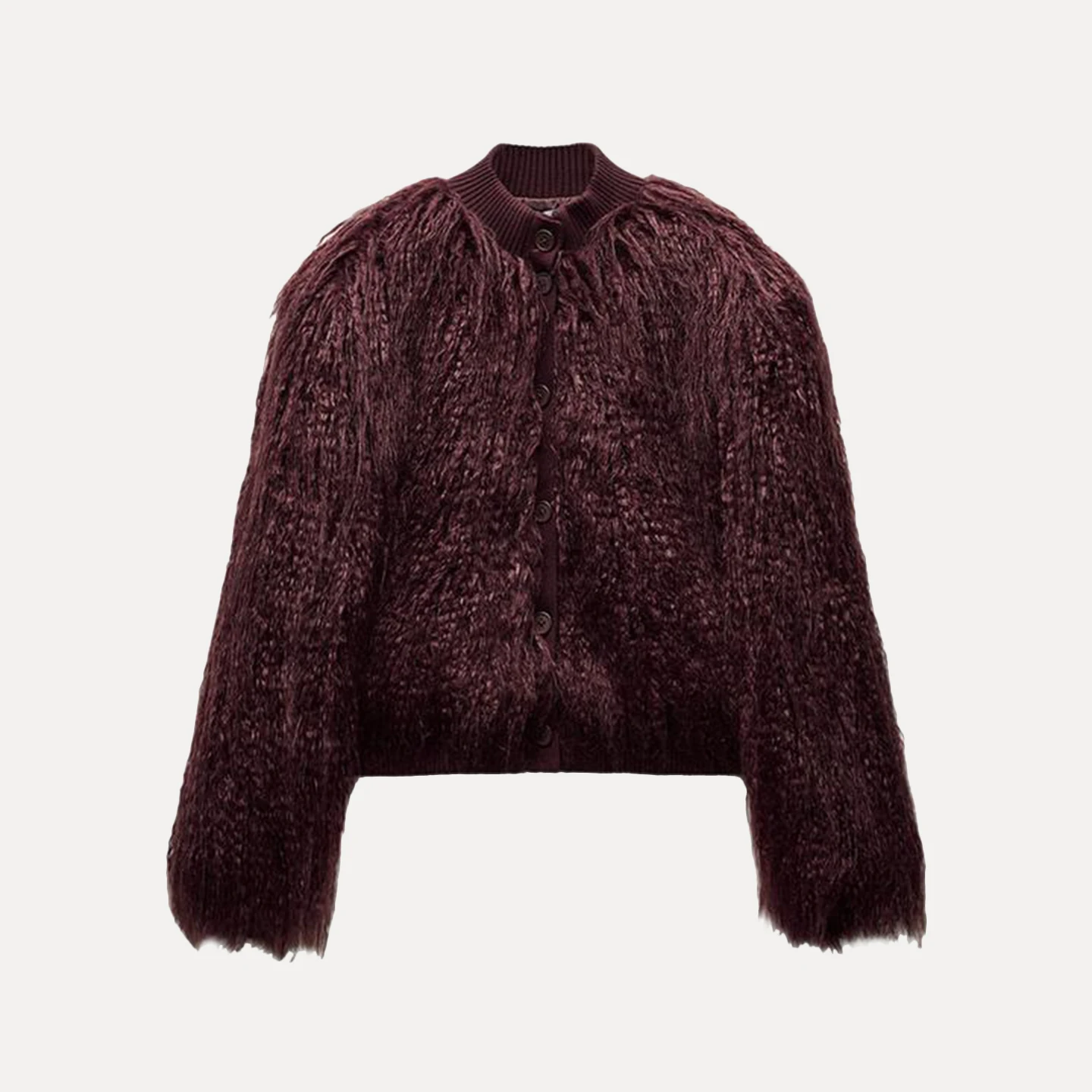 Z المرأة محبوك تأثير الفراء الصناعي Jaet 2025 جديد Faion Ele Sle الشباب الوقوف صالح تخفيف Sle لا قبعة وشملت