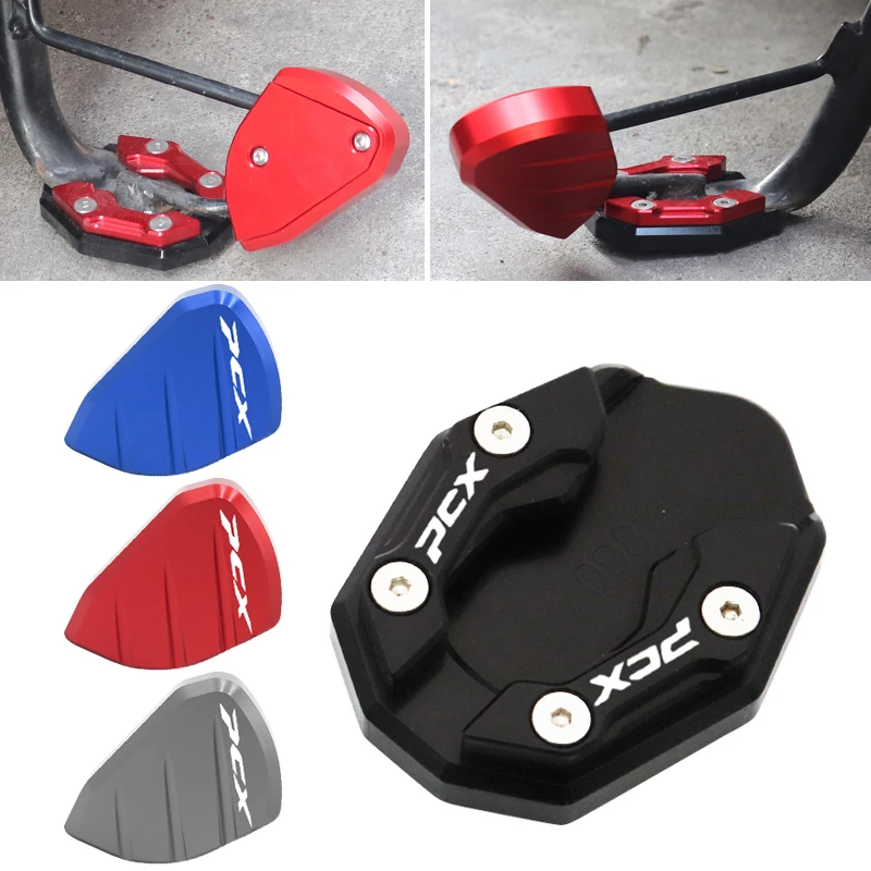 Motorcycle Accessories for Honda PCX160 PCX150 PCX125 PCX 160 PCX 150 PCX 125 Side Stand Enlarge Plate Kickstand Extension