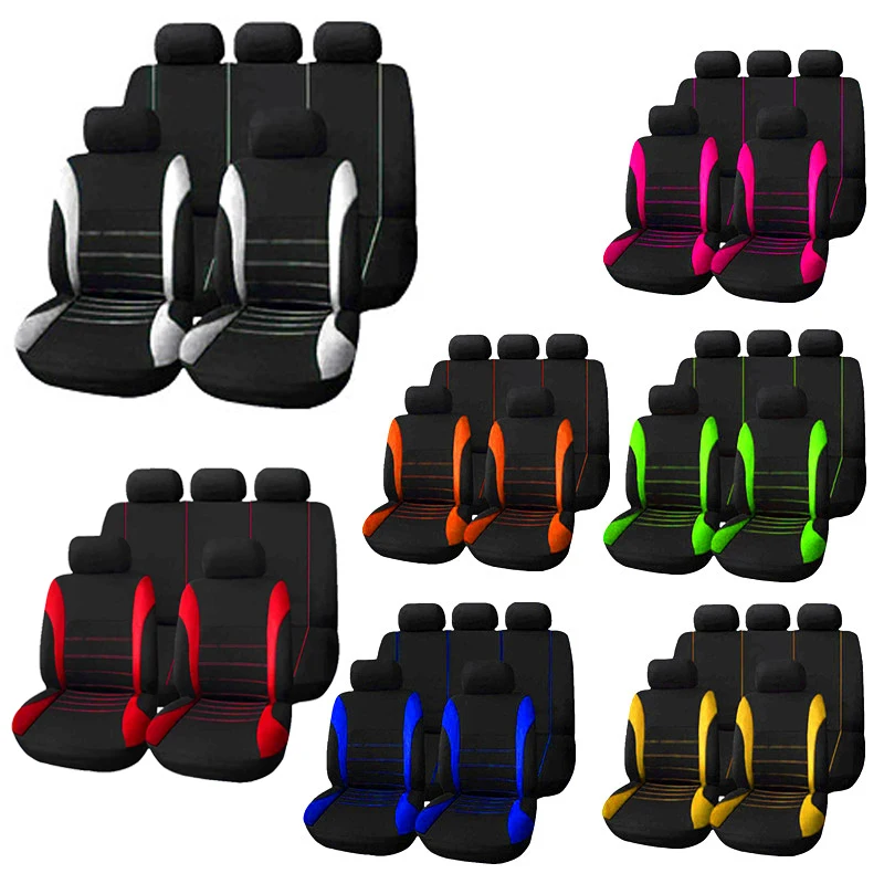 

Fabric Car Seat Covers Front Rear For Suzuki Kizashi Swift Vitara SX4 Automobile Seat Cushion Protection Cover Car Accessories