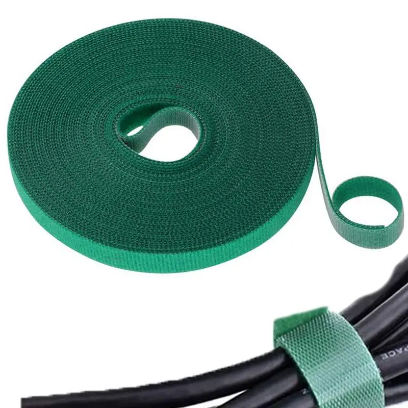 3m Plant Ties Nylon Plant Bandage Tie Home Garden Plant Shape Tape Hook Loop Bamboo Cane Wrap Support Accessories