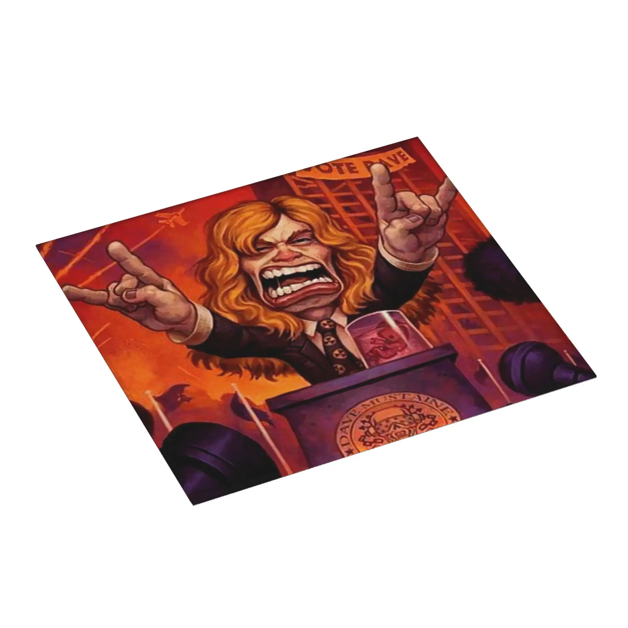 Drying Mat For Kitchen Megadeths Nu Metal Orator Water Absorbent Waterproof Rock Band On Slip Kitchen Counter Protector Mat