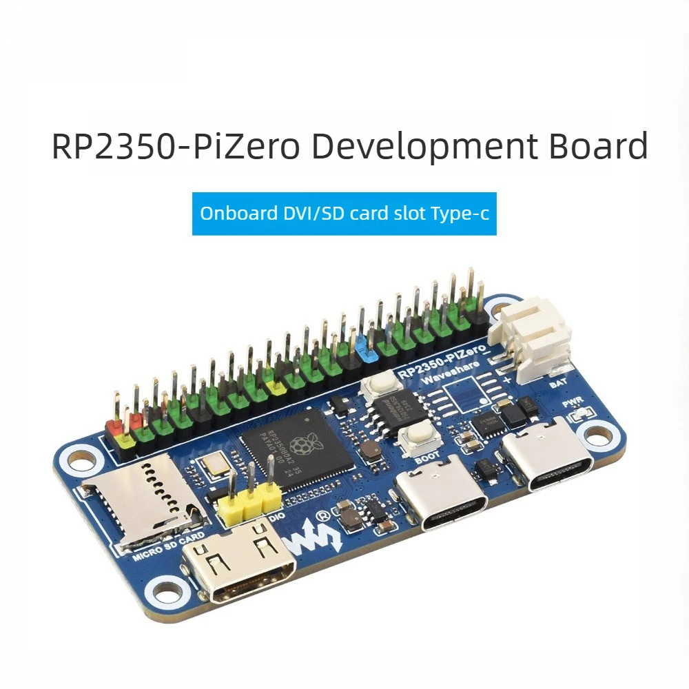 

Плата разработки RP2350 PiZero, совместимая с двухъядерным модулем GPIO Pico 2 на базе RISC-V