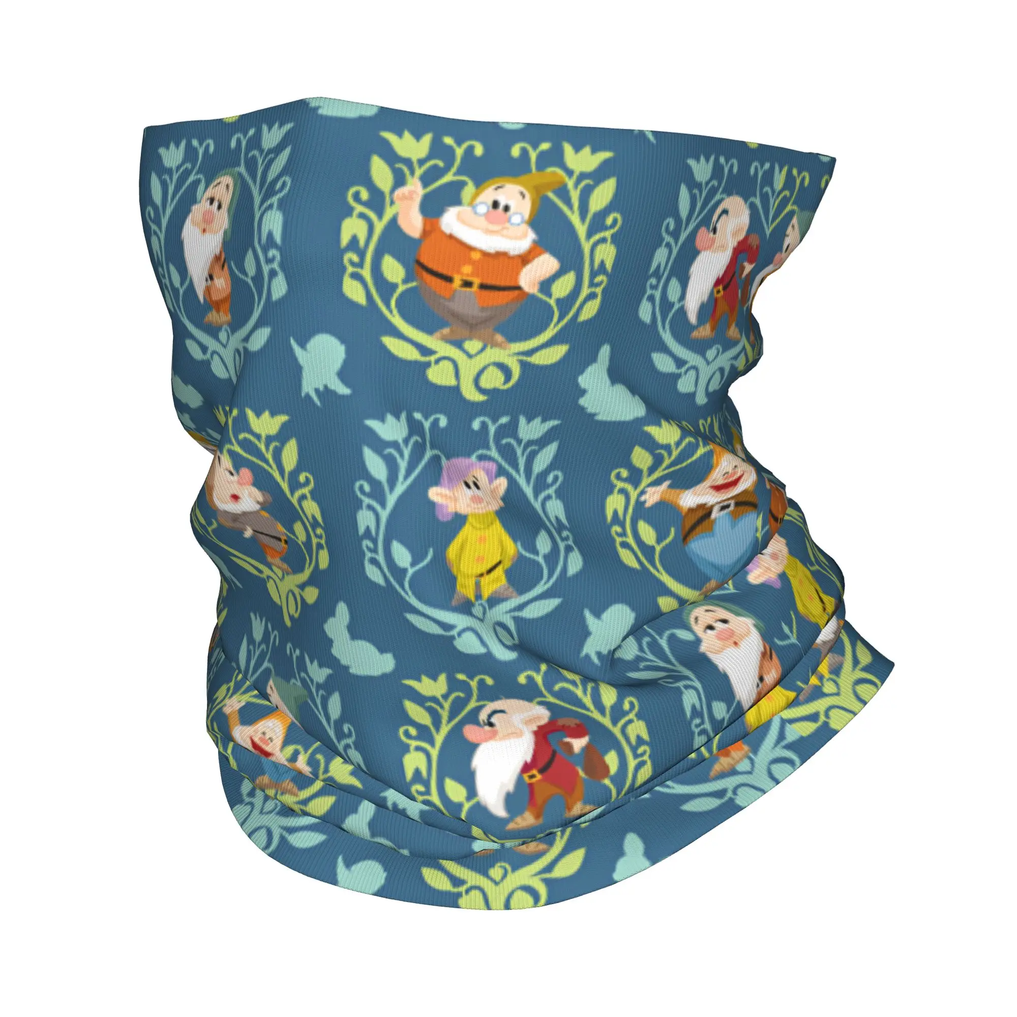 

Многофункциональный шарф-бандана/гейтер/маска для лица с дизайном «Белоснежка и семь гномов» для мужчин и женщин, зимний, для лыжного спорта и походов