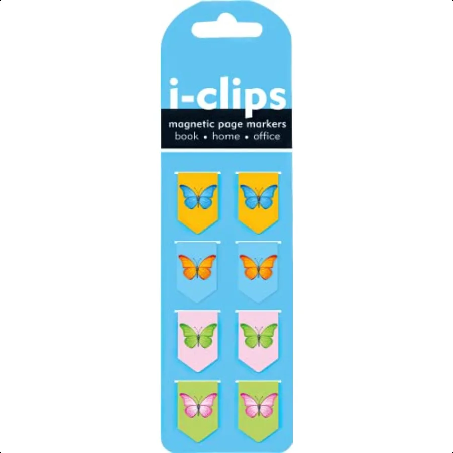 Schmetterlinge iClips magnetische Lesezeichen