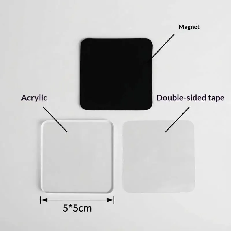 Handgefertigtes Magnetisches Kühlschrankmagneten-Materialpaket Kreatives DIY Acryl-Kühlschrankmagneten Souvenir-Geschenk – Detail 6