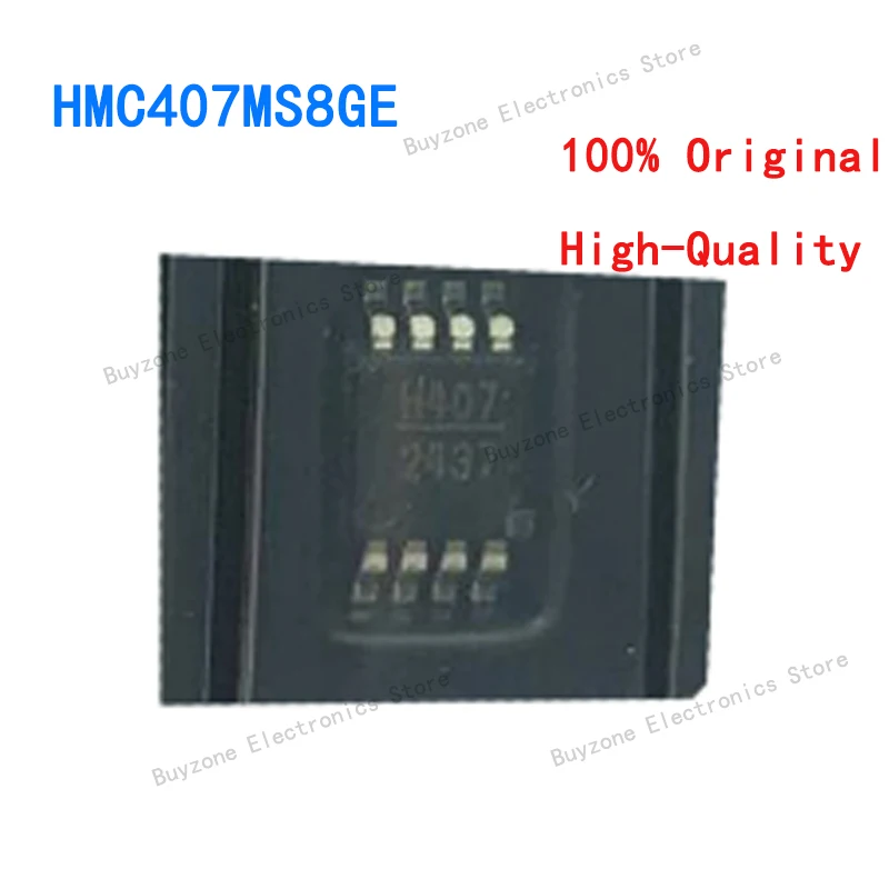 5pcs/lot Brand new original Chip HMC407MS8GE HMC407MS8GETR IC RF AMP GP 5GHZ-7GHZ 8SMD MSOP-8