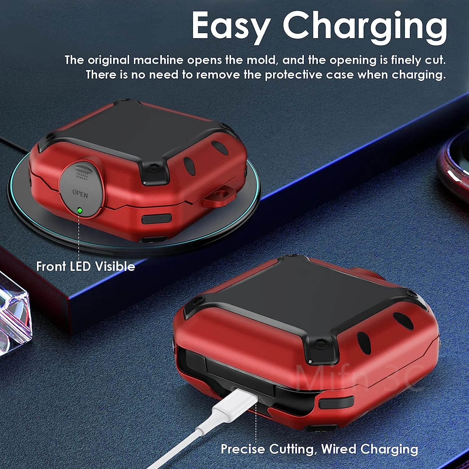 高級【アップグレードロック】Beats Fit Pro 2021 イヤホン用透明 PC ハードケース 耐衝撃ケース レディース メンズ Beats Fit Pro用