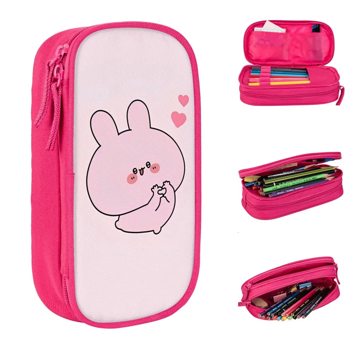 

Cute Asamimichaan Asleep Cartoon Pencil Cases Kawaii Asamimi Pencil Box Pen for Girls Boys Bags School Supplies Gift Accessories