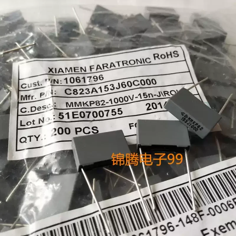 10-100pcs original packaging Farad MMKP82 0.015uf 1000v 15nf 153J film capacitor p15