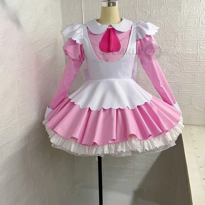 

Костюм для косплея Киномото Сакуры из Cardcaptor: розовое платье-юбка в стиле Лолита, короткая юбка, женская униформа, комплект аксессуаров