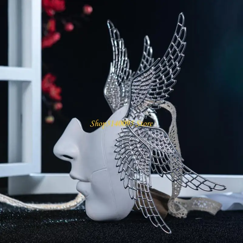 Maschera mascherata DXAE con Halloween Maschera a faccia Maschera meccanica Maschera Accessorio per uomini Women