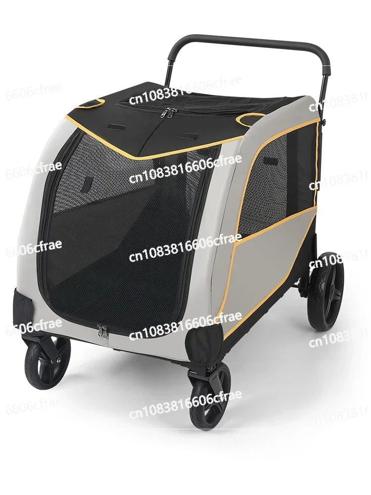 Pet Trolley Medium and Large Dog Dog Trolley Elderly Injury Disability Travel Outdoor Out Foldable Dog Walking Cart