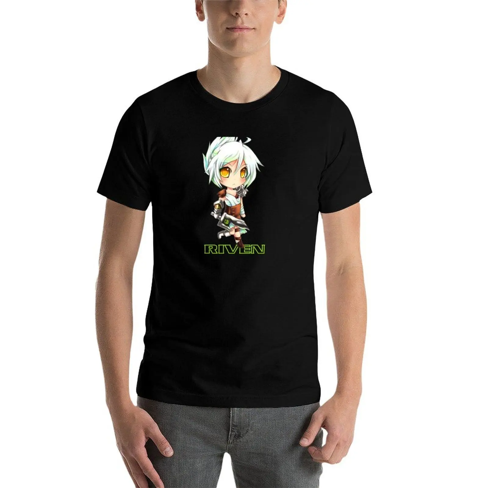 

Riven T-Shirt t shirts for man pack cotton man tshirt T-Shirt