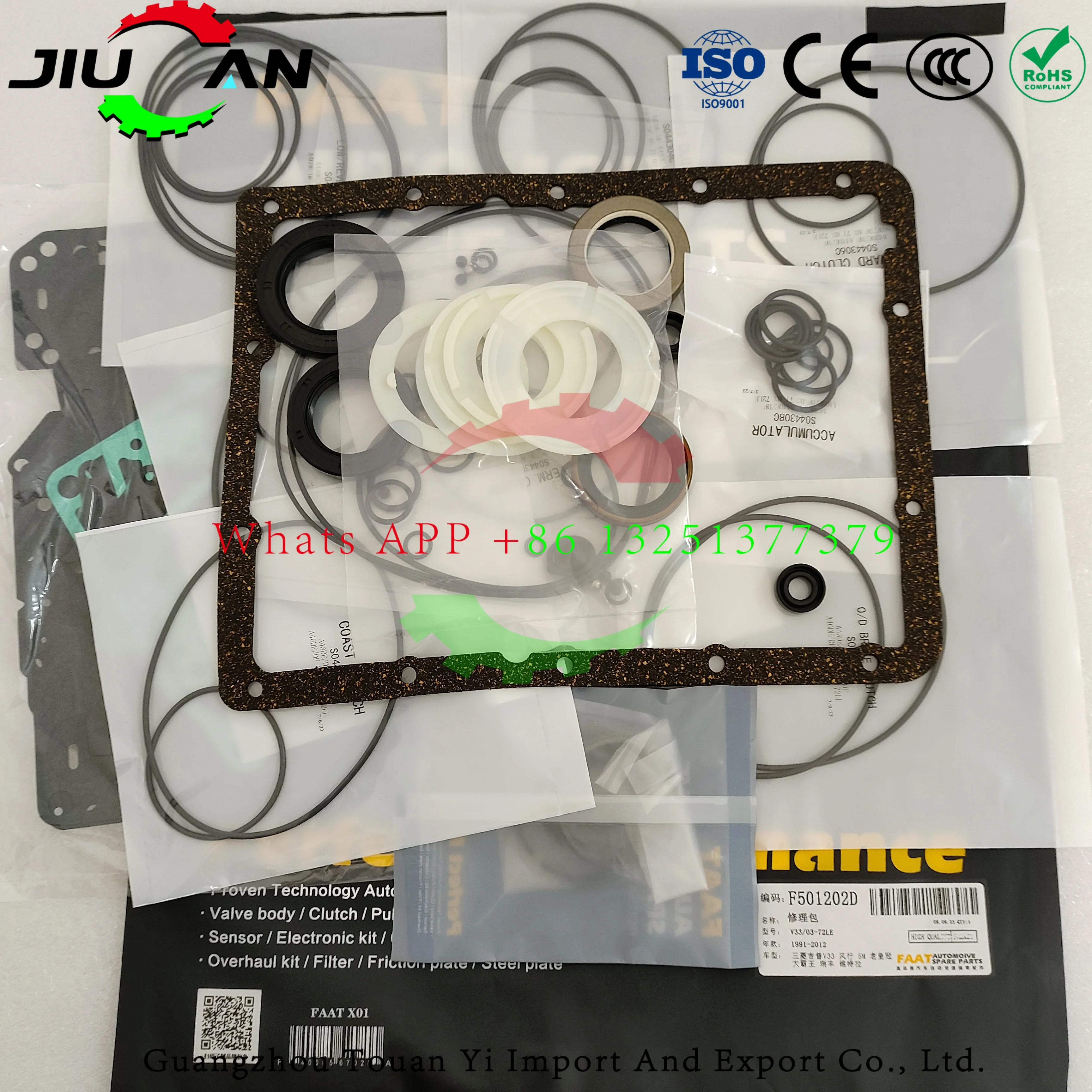 

KM148 03-72LE V33 A42DL-A45DF Auto Transmission Overhaul Kit For MITSUBISHI
