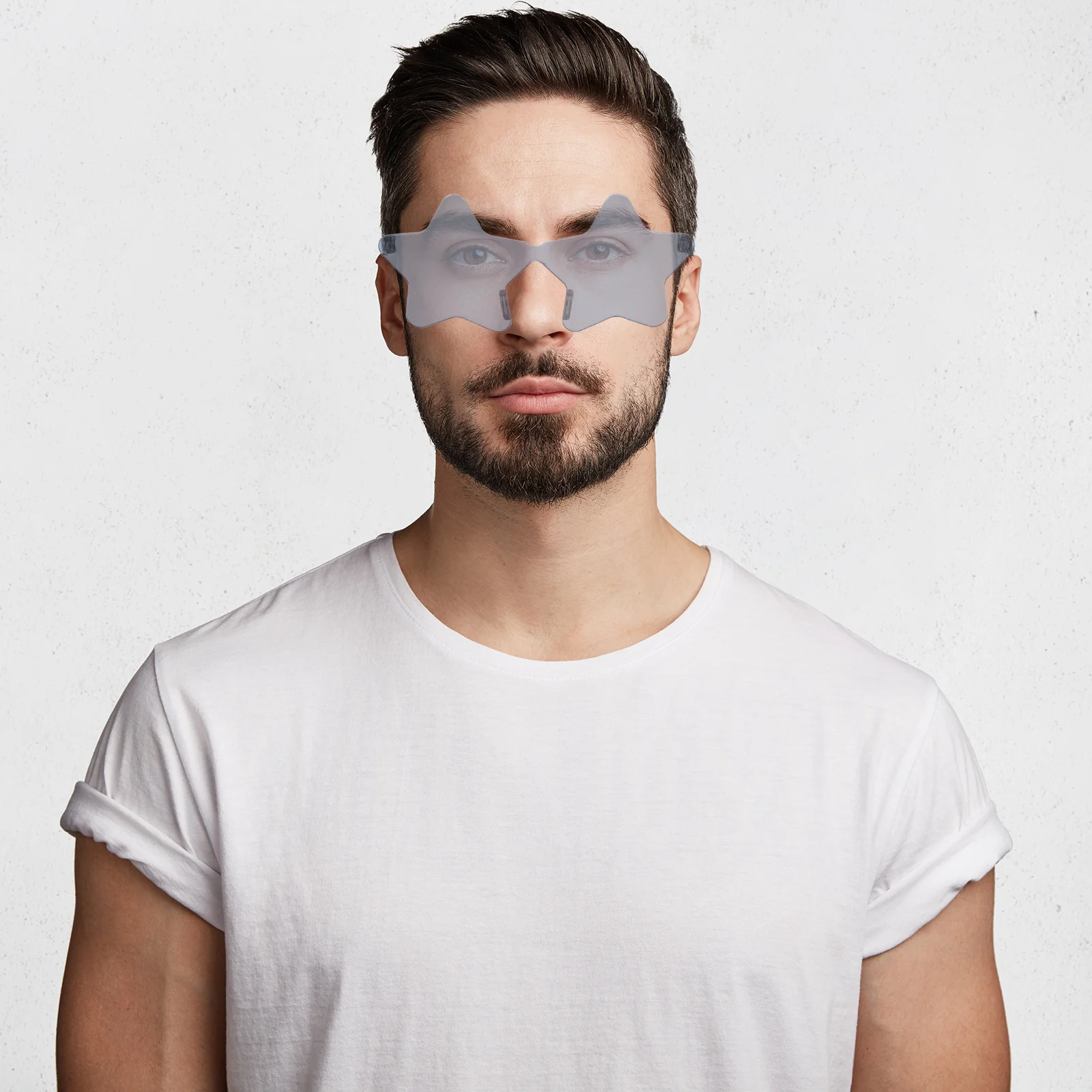 

2pcs Candy Sunglasses Star Shape Frameless Party Favors Beach Party Kids Toddler Decorative Eyewear Cosplay Props