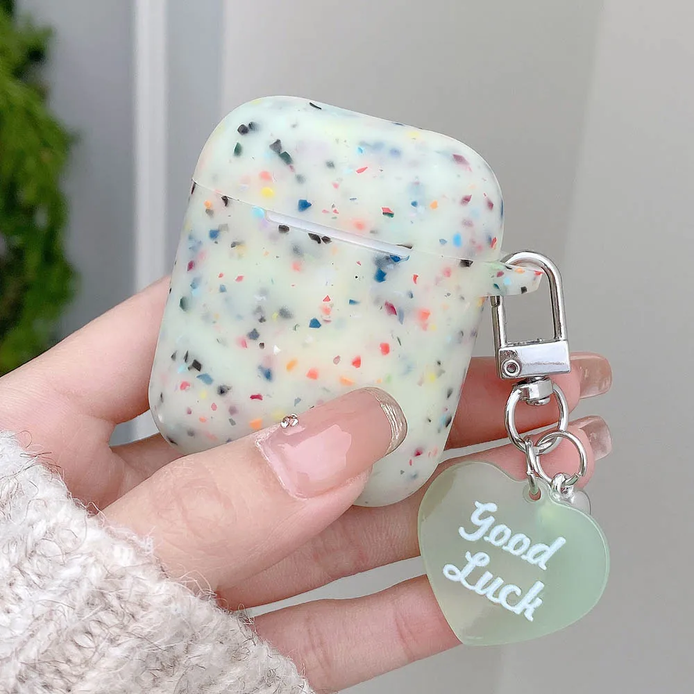 Apple AirPods 4 Pro 2 용 빛나는 이어폰 케이스 AirPods 1 2 3 용 소프트 실리콘 형광 무선 헤드셋 보호 케이스