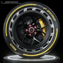 LSGZL Forged carbon fiber wheel 5x114.3 5x130 5x112 1517 18 24 22 19 26 inch rims sport car lixury Wheels For AUDI r8