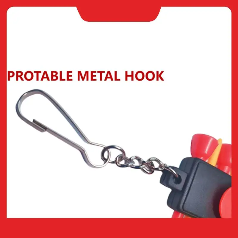 

10 Sets Golf Ball Hook Set Golfs Holder Golfs Kit Tee Holder Clip Tees Golf Tee Holder Hook