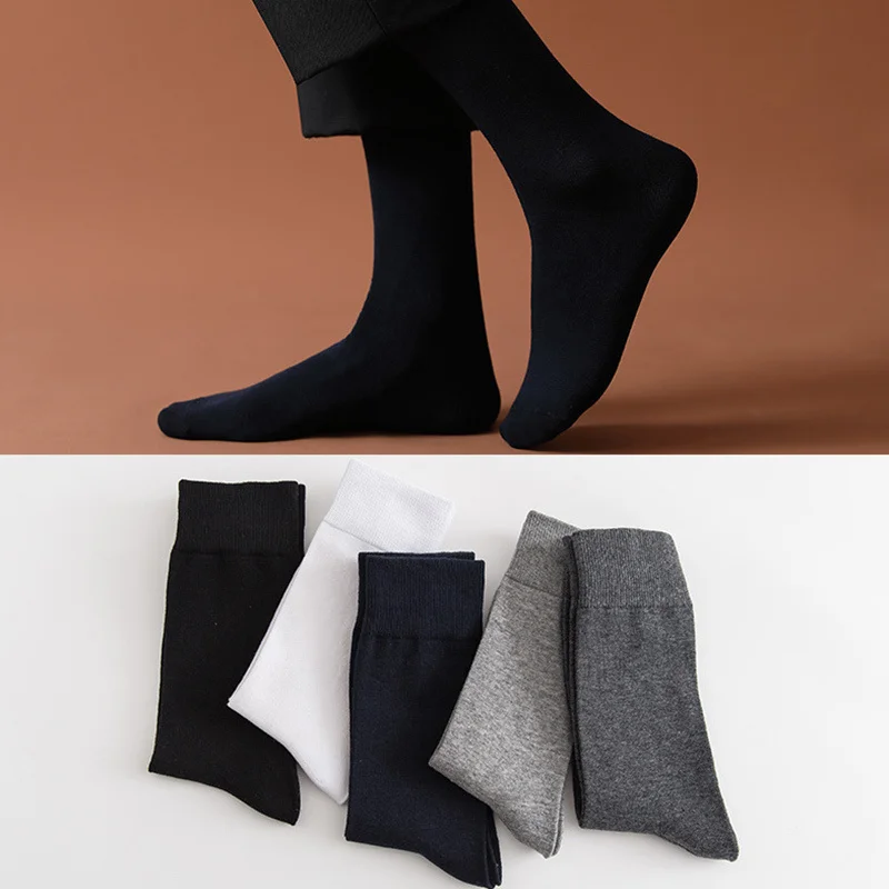 Fashion Long Autumn Male Cotton Socks Custom Printing Socks Breatheable Dress Casual Crew Cotton Socks Long Socks For Male