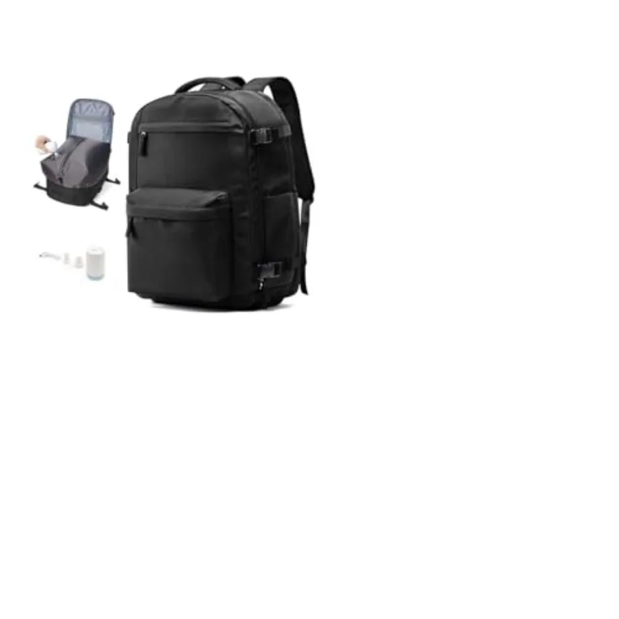 

Vacuum Seal Backpack for Travel with Air Pump Daypack Carry on Flight Approved Compression Laptop Space Saver Bags Storage with