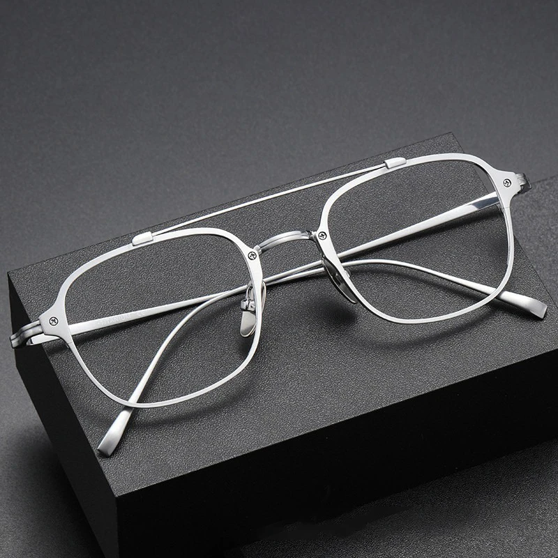 

Retro Pure Titanium Glasses Imitations Brands Men's Titanium Glasses Frame Lenses for Women Eyeglass Frames Trend Luxury Eyewear