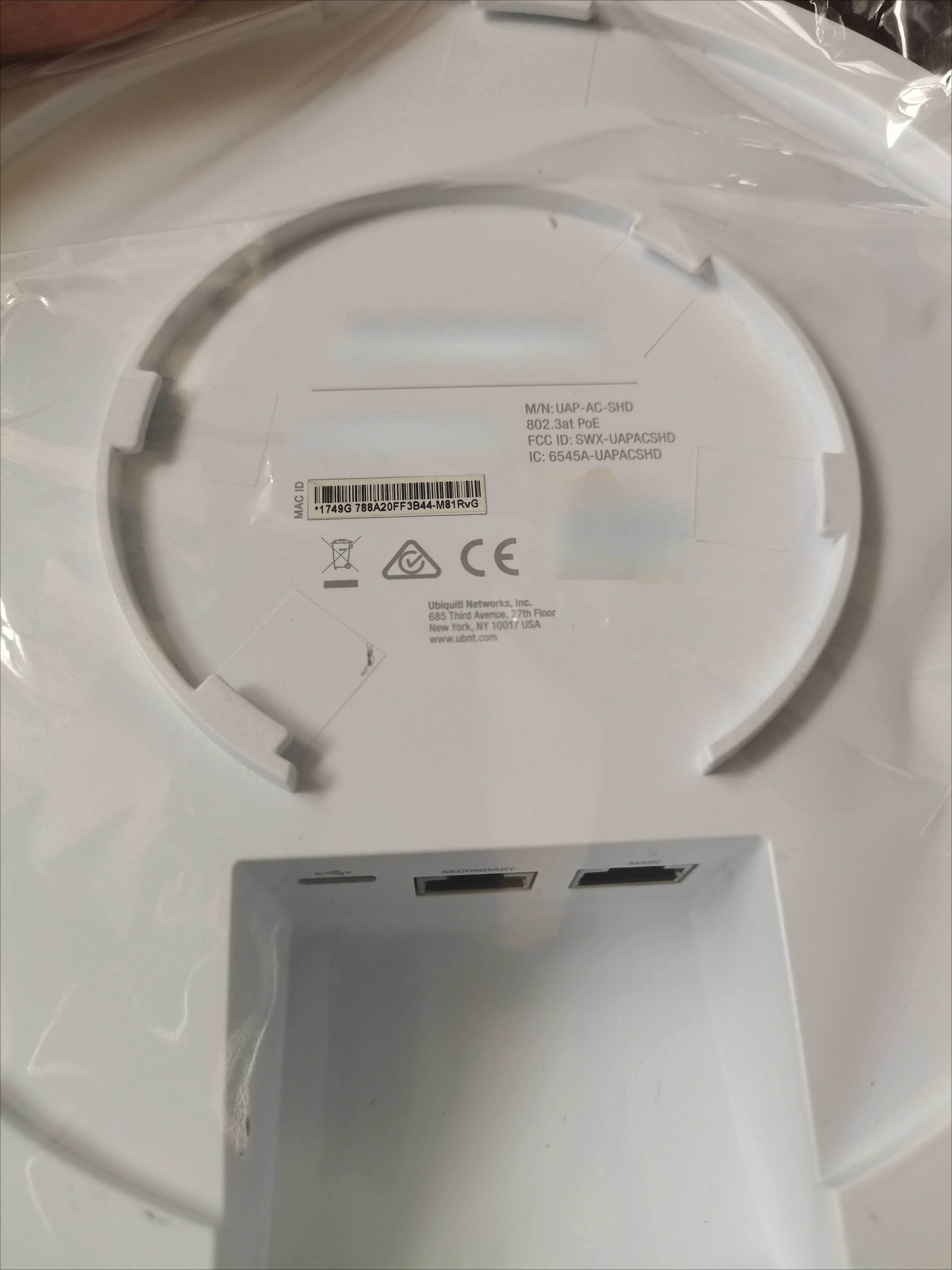 UniFi UAP-AC-PRO HD LR U6 Enterprise WiFi Ultra High Belt Gigabit AP