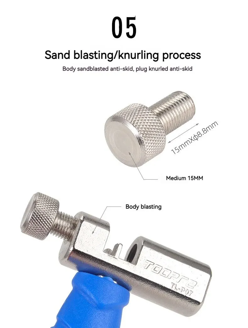 Fahrrad Kette Cutter Removal Tool High Carbon Stahl Radfahren Link Breaker Splitter Mountain Road Bike Reparatur Werkzeuge – Detail 12