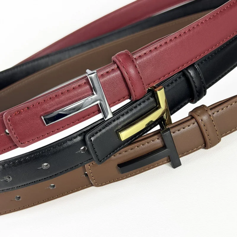 2025 حزام جلدي نسائي الكل في واحد من الدنيم بأسلوب شخصي ديكوري حزام خصر من سبيكة للنساء