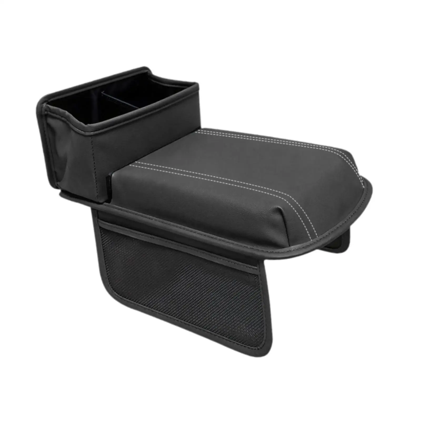 Arm Rest Cushion Interior Accessories Protector Universal Fit High Elastic PVC Leather for Car Truck SUV Sedan