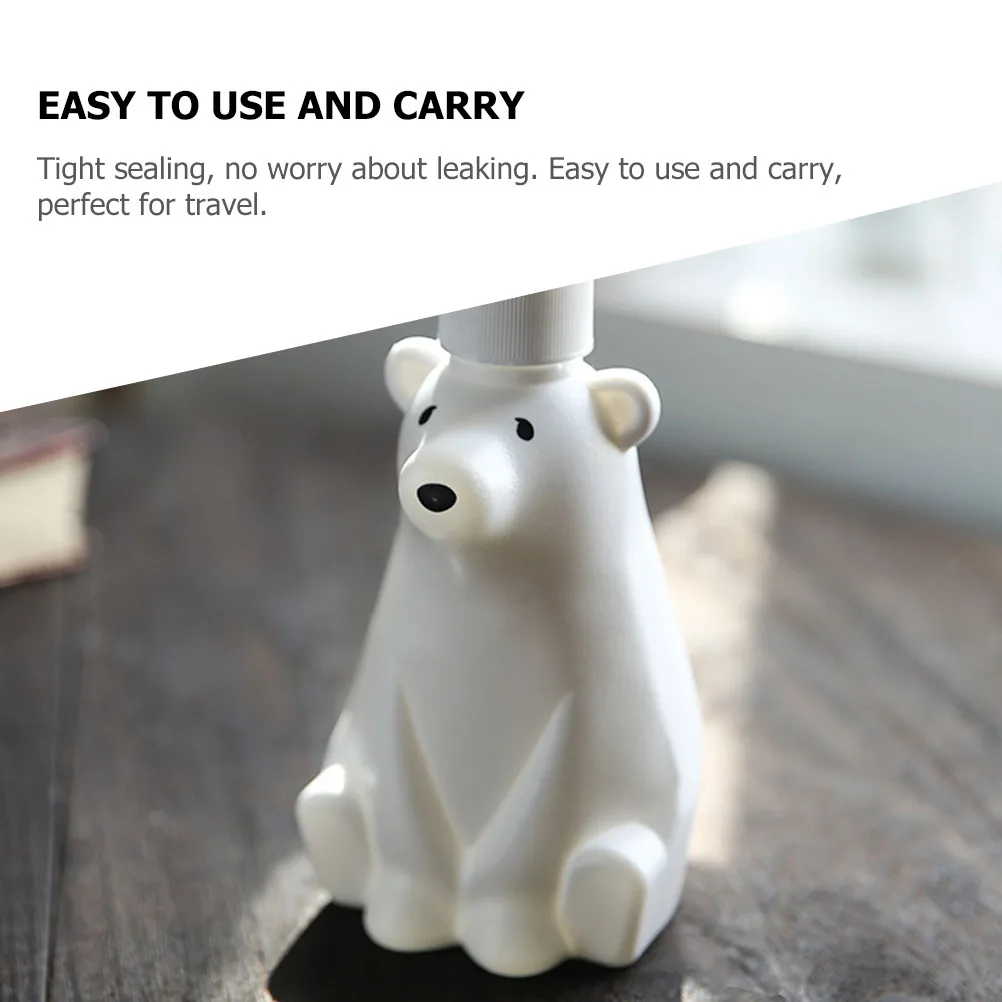 

Portable Pressurized Lotion Dispenser Shampoo Bottle Lightweight Empty Liquid Container Leakproof Travel Hand for Bathroom