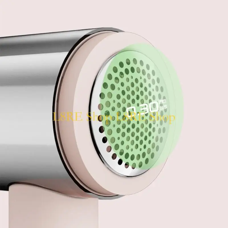 

L8RE Fabric Shaver,Lint Remover Rechargeable,Electric Portable Sweater Defuzzer with 3 Speeds,6 Blade to Remove Pilling