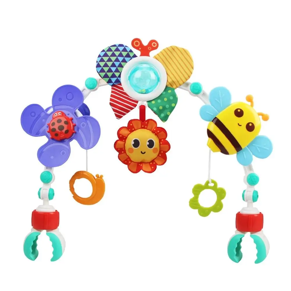 Culla facile da piegare Campana sospesa Granchio e squalo Girasole Giocattoli interattivi per bambini Sviluppo sensoriale Clip-On Carrozzina per esercizi di presa infantile