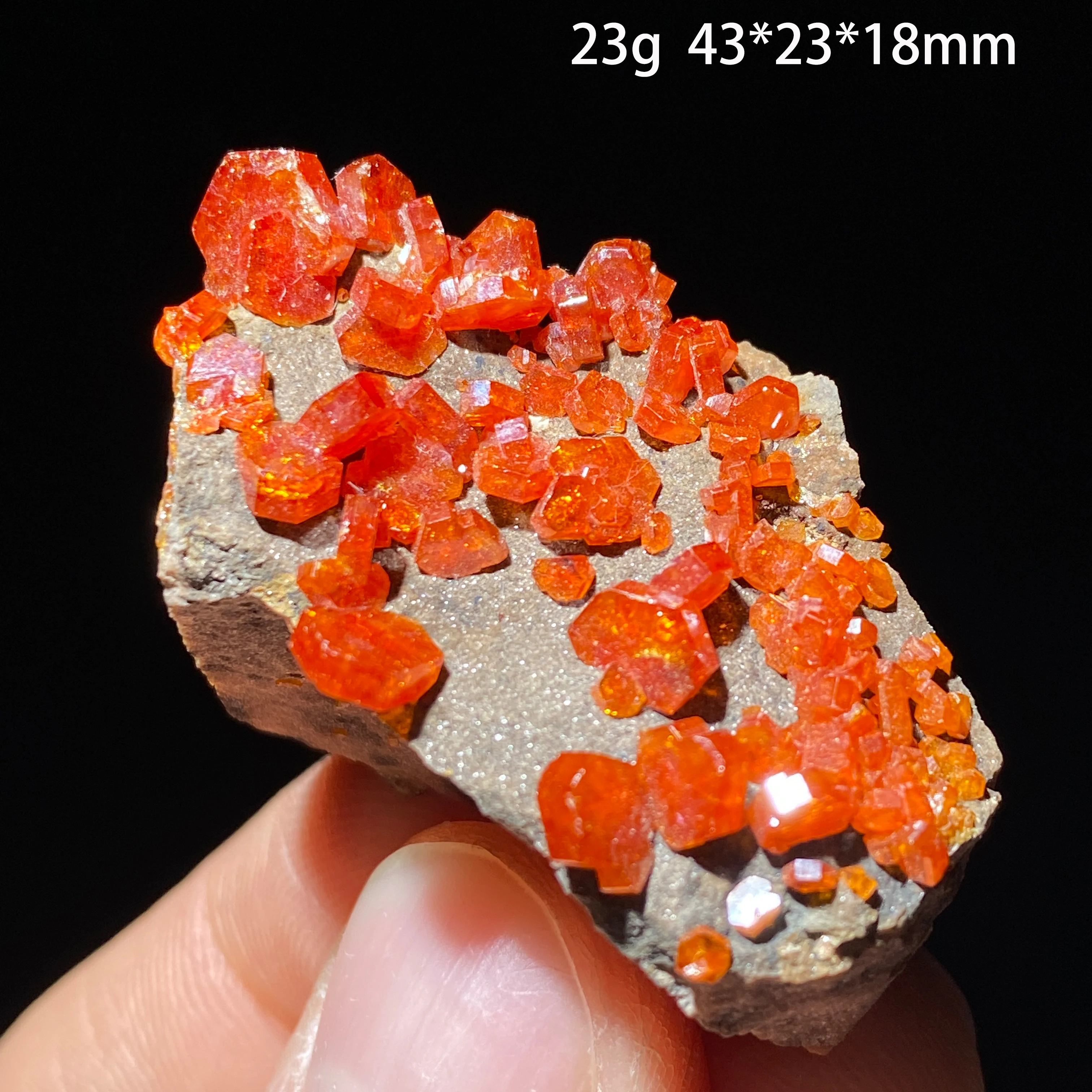 Natural Vanadinite Ore Specimen for Feng Shui Healing Meditation Teaching Home Decorations Ornament Gift