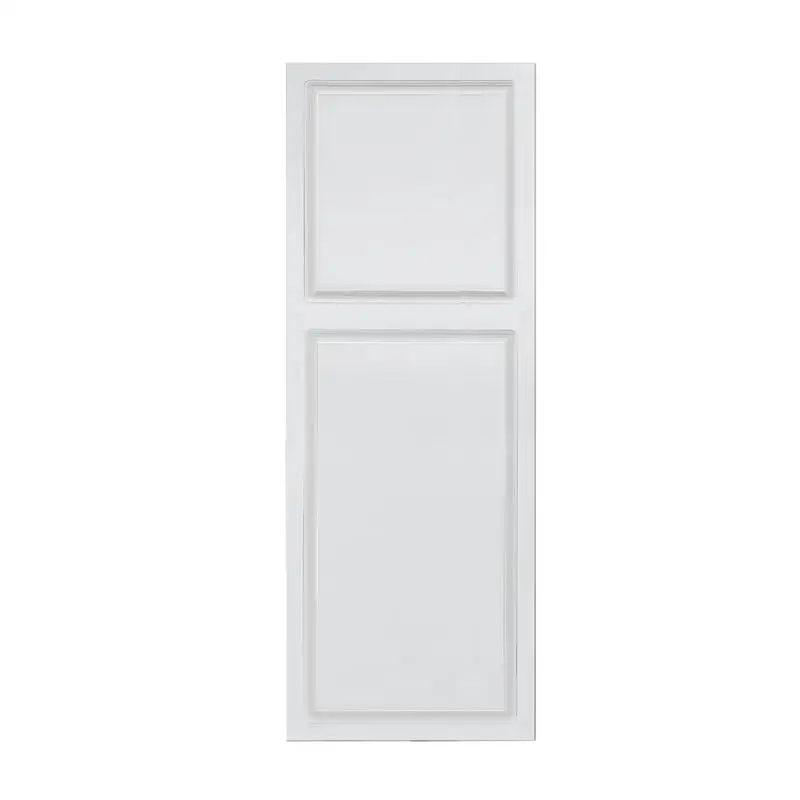 2-Panel Cottage Style Door 3/4" Thick 12" x 84" MDF White Barn Sliding Door with Hardware Kit