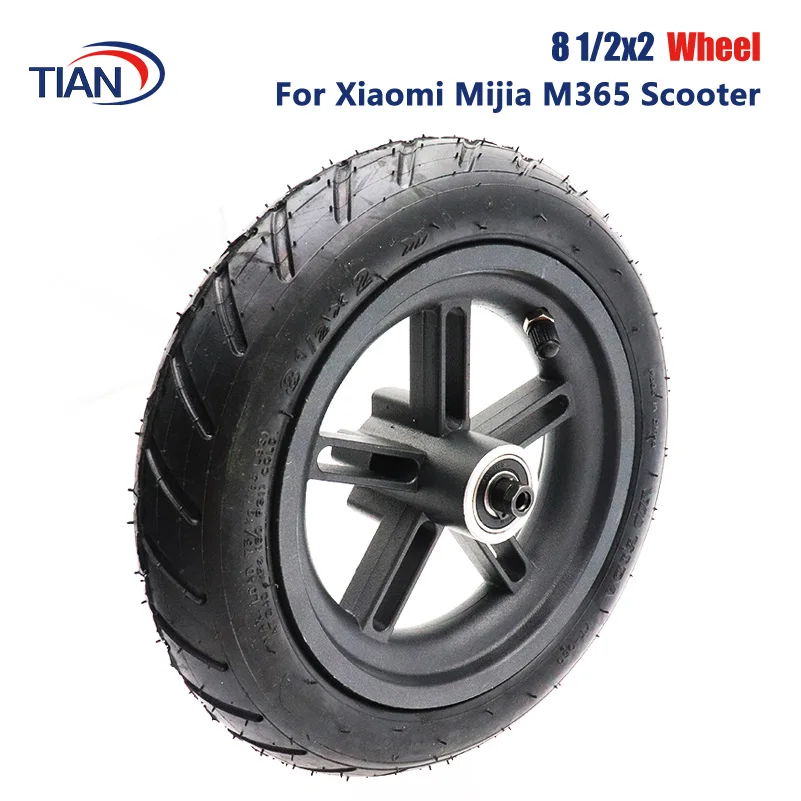 High Quality 8.5 Inch 8 1/2x2 Solid Tyres Pneumatic Inner Tube Outer Tires Wheel Rim Fit For Xiaomi Mijia M365 Electric Scooter