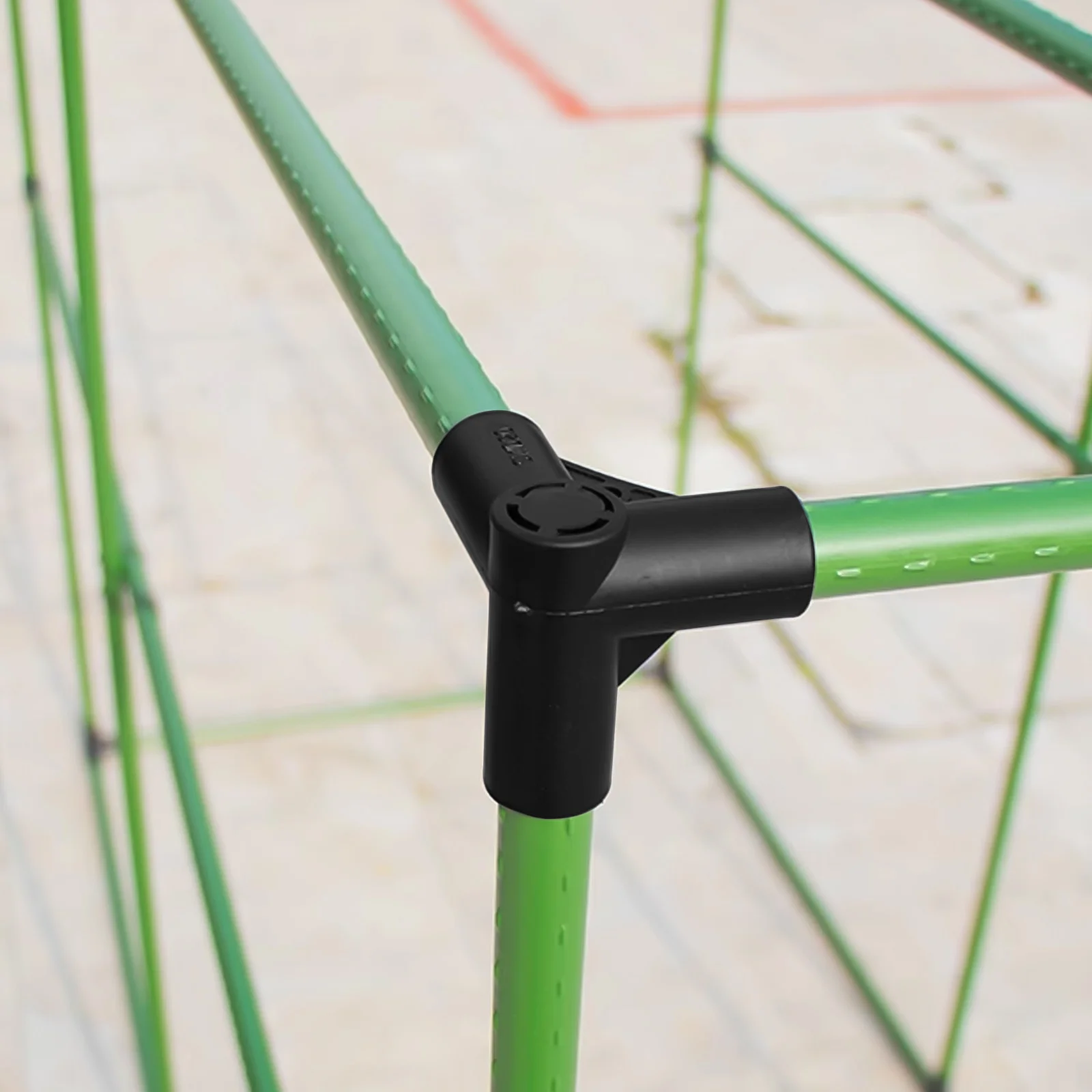 

10pcs Plastic 20Mm Three-Way Four-Way Corner Connectors For Garden Greenhouse Trellis Shed Pp Tube Fittings Gardening
