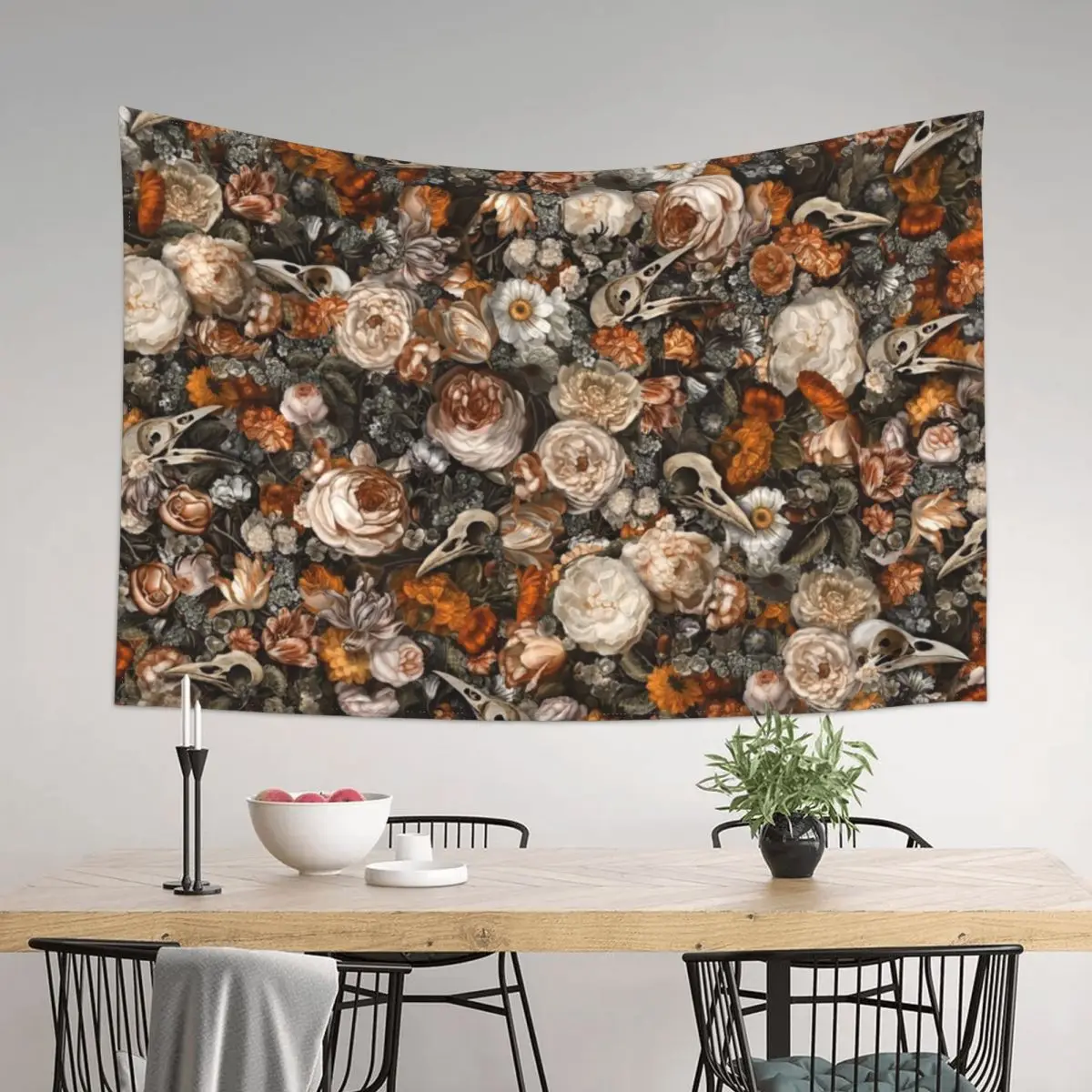 

Baroque Macabre Tapestry Decoration Pictures Room Wall Aesthetic Room Decors Things To The Room For Bedroom Tapestry