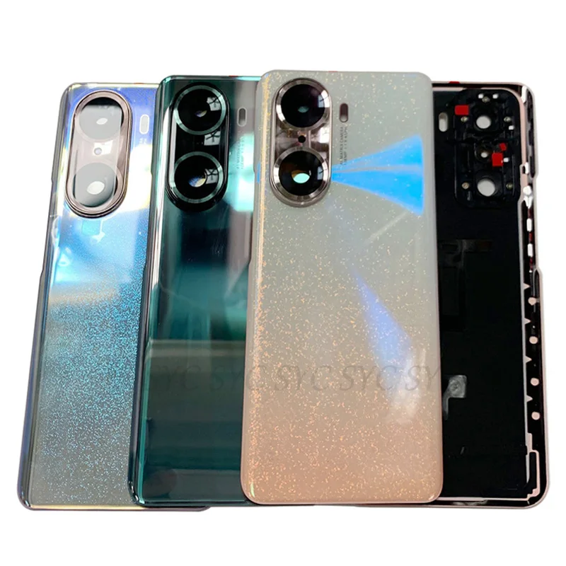 Original Rear Door Battery Cover Housing Case For Huawei Honor 60 Pro Back Cover with Camera Frame Lens Logo Repair Parts