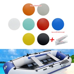 2pcs PVC Patche with Glue Repair KIT for Air Mattres Inflating Bed Fishing Boat Kayak Swimming Pool Raft SUP Surfboard Accessory