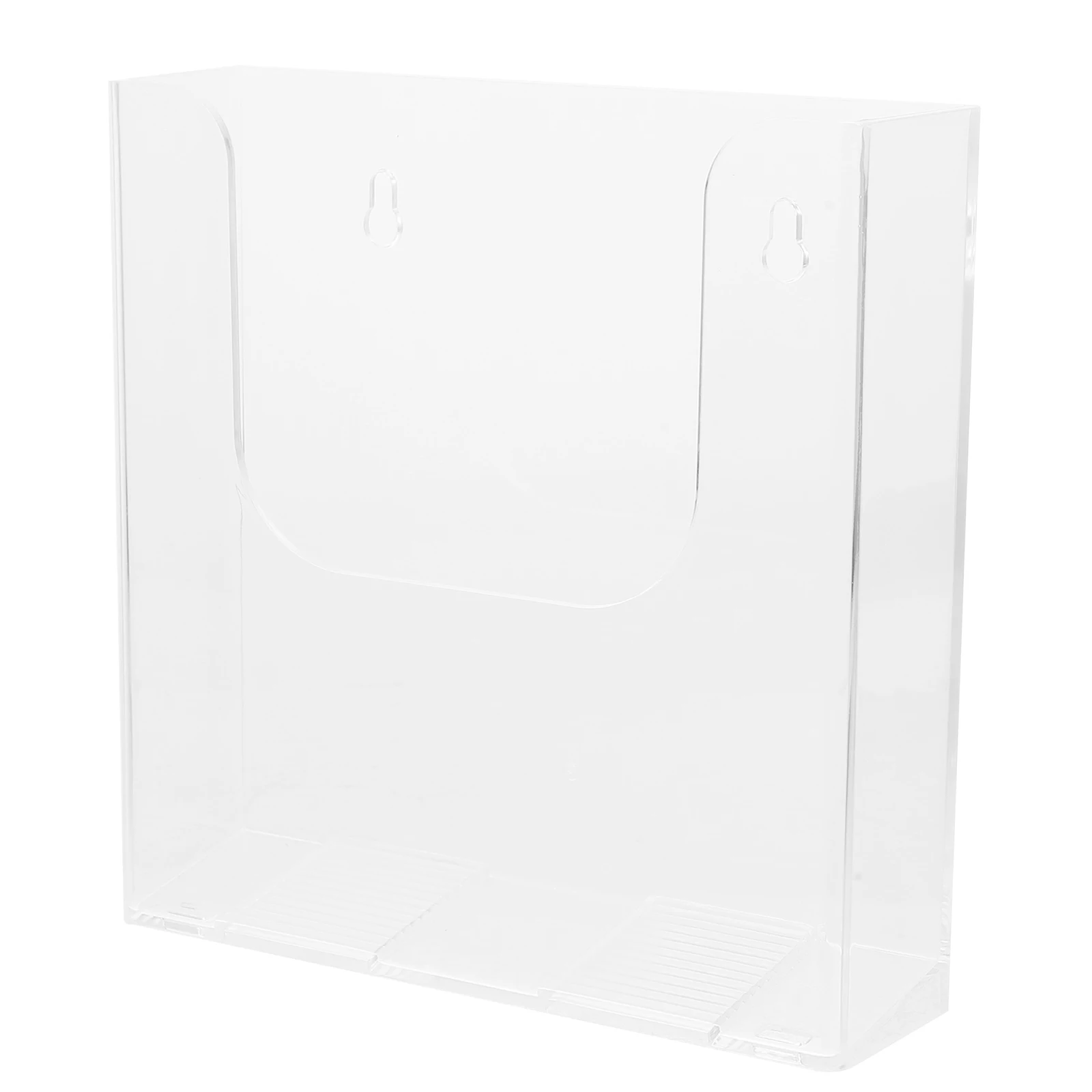 Acrylic Document Rack Clear Magazine Holder Office File ganizer Vertical Folder Stand WallMounted Storage Box Plastic Bookshelf
