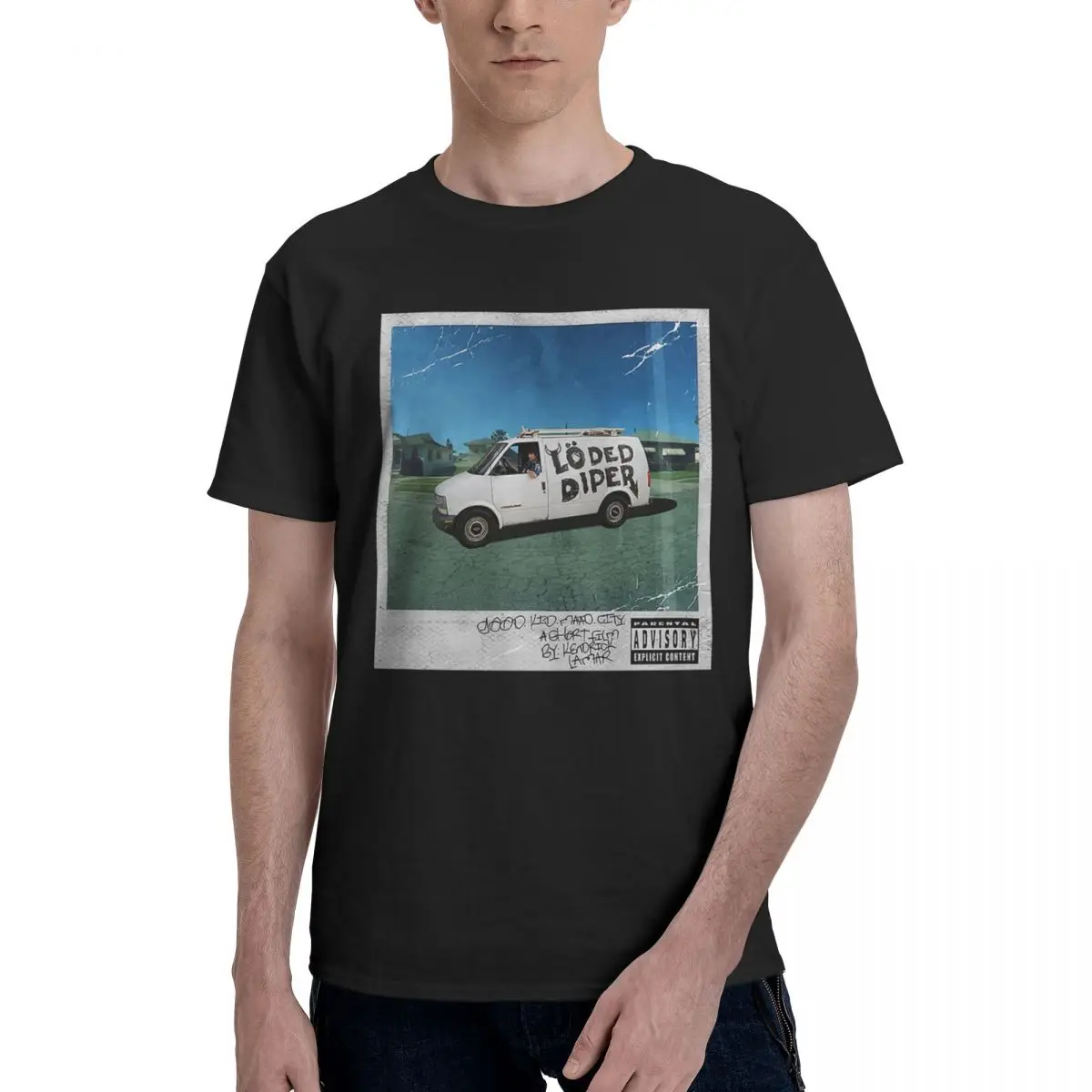 

Loded Diper 100% Cotton Casual Breathable Confortable T Shirt High End Men's Clothing Graphic Tee