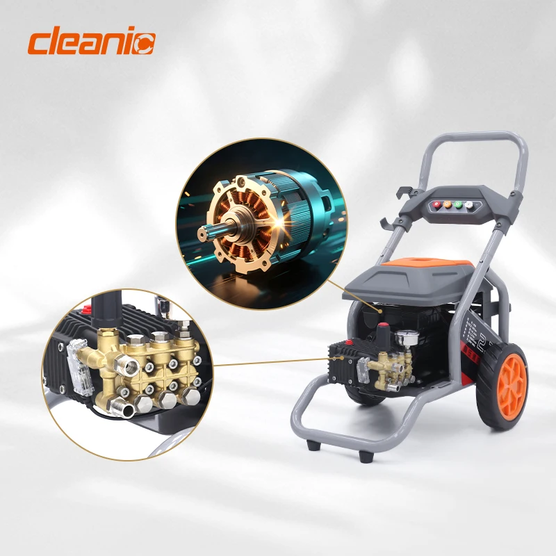 Car Cleaning Equipment High Flow Heavy Duty Electric Surface Cleaner High Pressure Washer with Adjustable Water Jet Gun