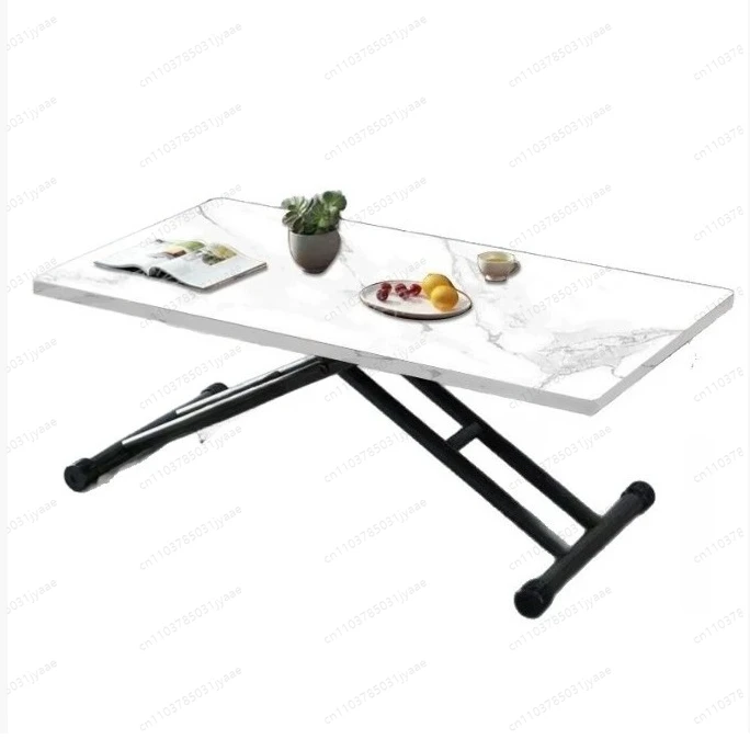 

Mobile Metal Dining Tables Small Space Saving Luxury Folding Tables Multifunctional Simple Desks Elegant Coffee Table Salon