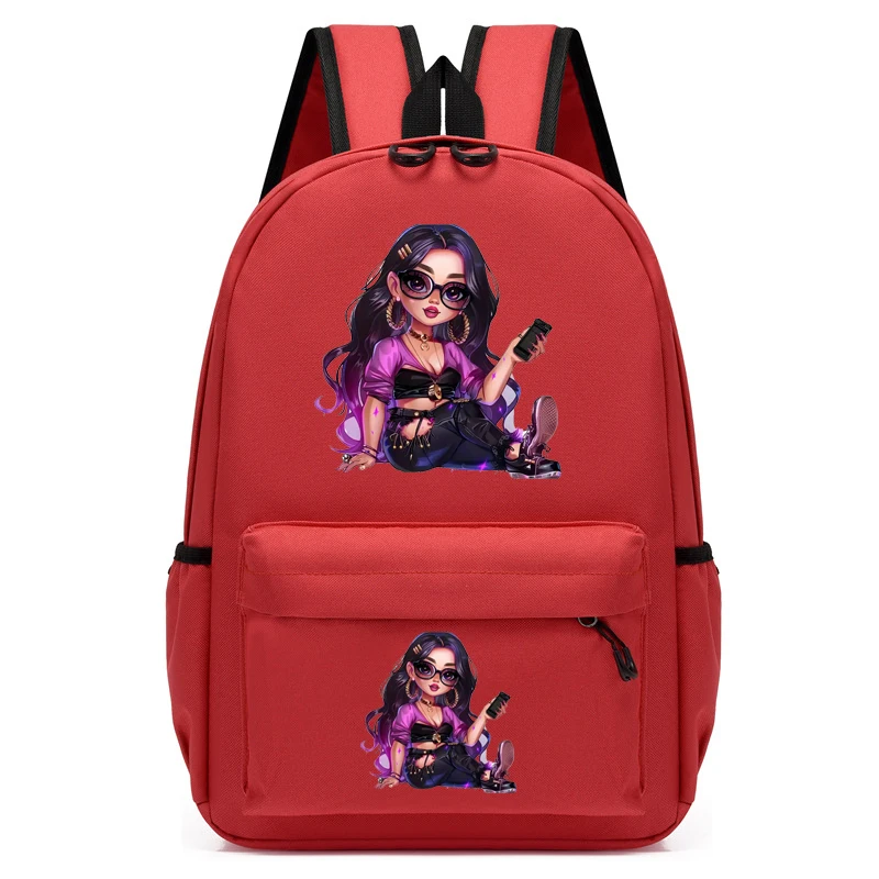 

Children Bagpack Pretty Girl Print Backpack Kindergarten Schoolbag Kids Bagpack Bags Cartoon Girl Student Bookbag Travel Mochila