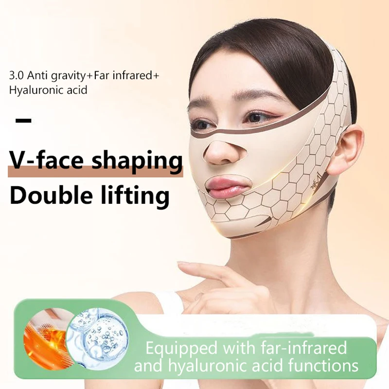 Kinn Wange Abnehmen Verband V Form V Linie Hebe Maske Facelifting Anti Falten Strap Band Schlaf Maske Schönheit Gesundheit