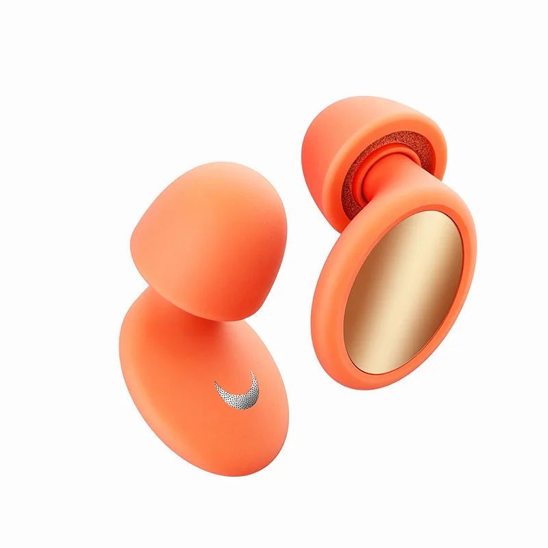 Olyga 2026 New Type With UV Disinfection Earplugs Sponge Silicone Double Layer Sound Insulation Ear plugs Side Sleep friendly