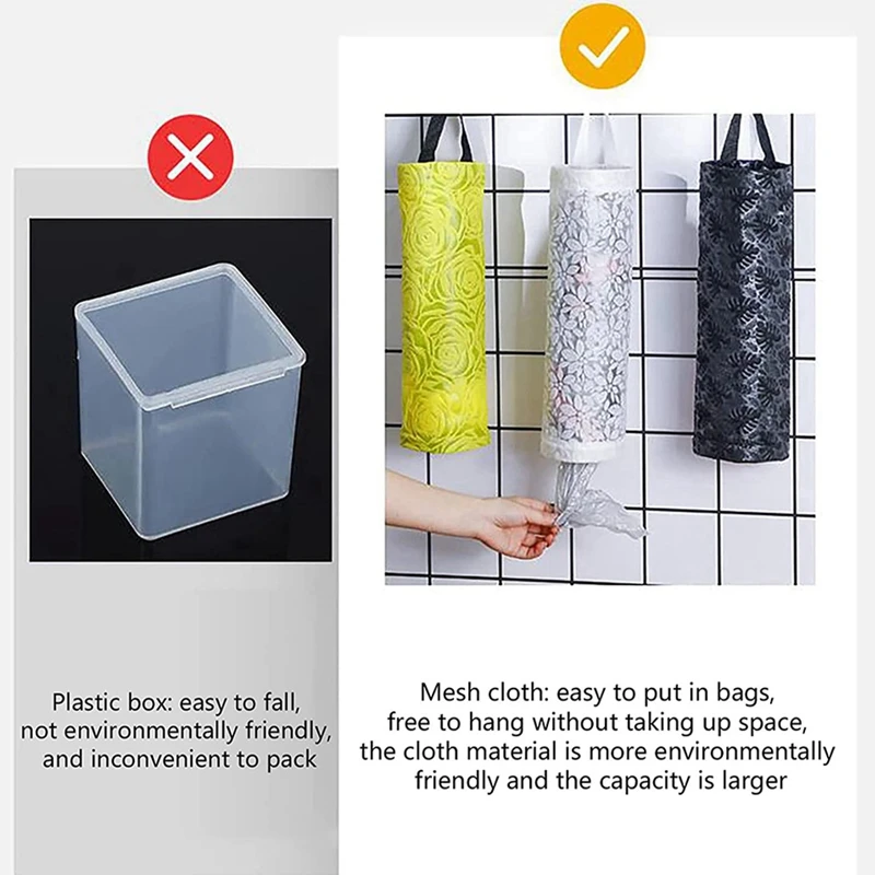 Rubbish Bag Storage Bag Miscellaneous Wall Hanging Organizer Convenient Extraction Storage Bag